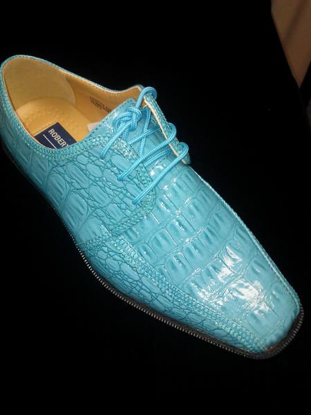 turquoise mens dress shoes