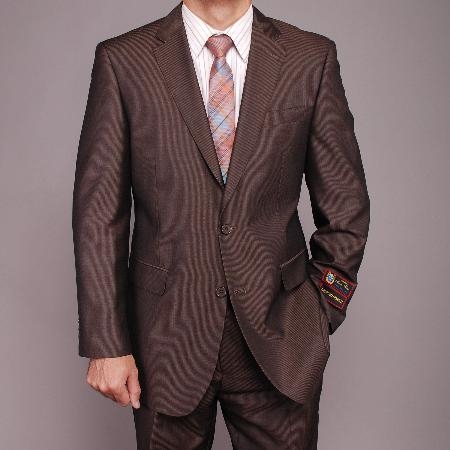 brown pinstripe jacket