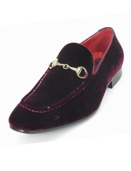 velvet burgundy shoes