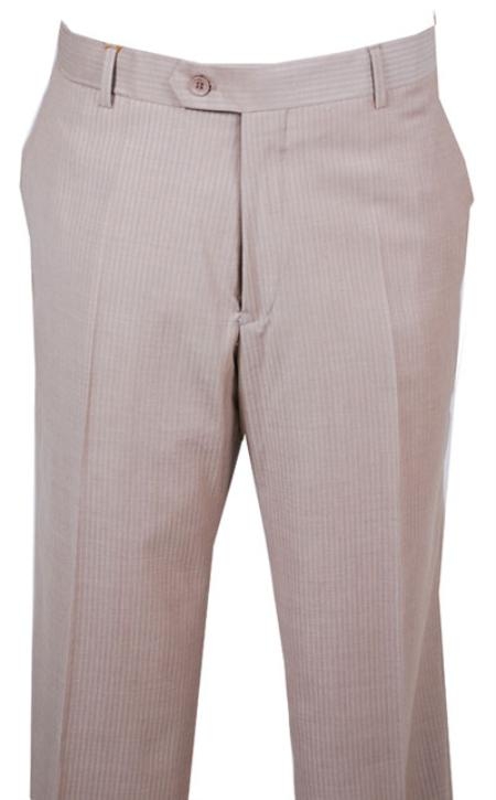 Product#BJ423 Dress Pants Gold Shadow Stripe without pleat f