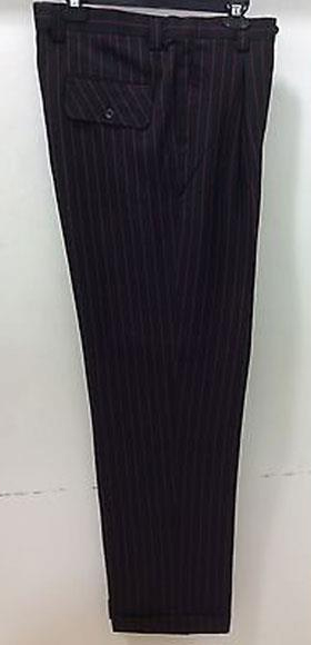 mens black striped dress pants