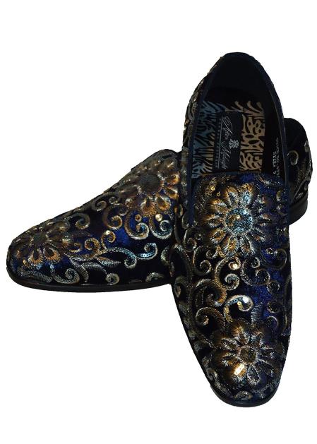 embroidered shoes mens