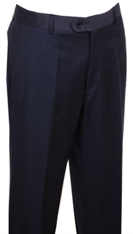 Dress Pants Navy without pleat flat front