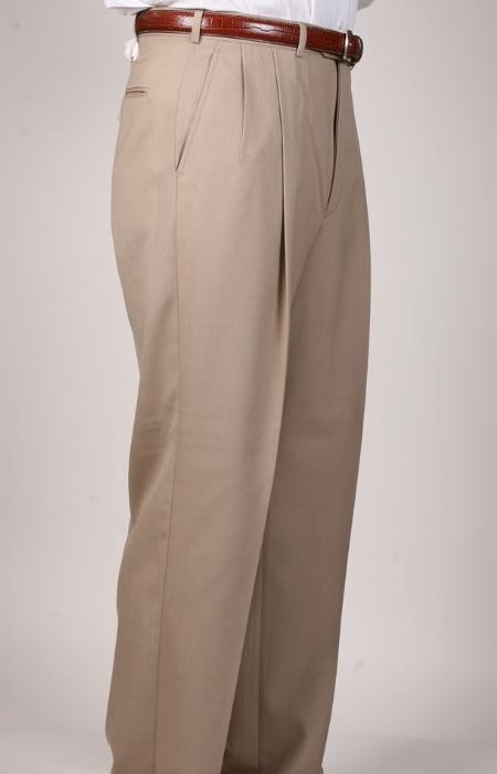 WINTHROP & CHURCH Men's Plain Front Cotton Trouser, Khaki, 44R : :  Clothing, Shoes & Accessories