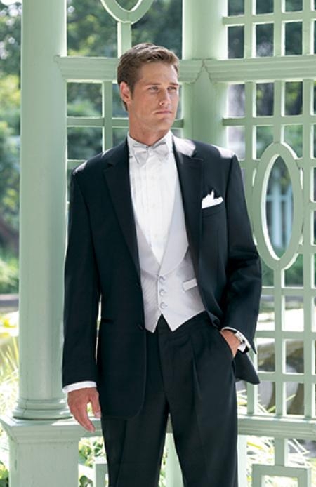 pleated tuxedo pants