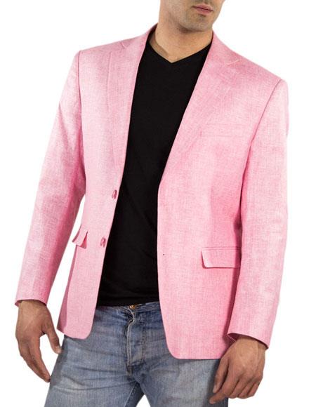 pink blazer men