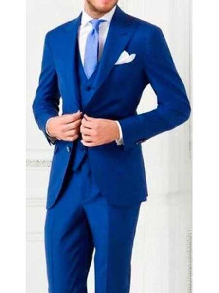 calvin klein blue tuxedo