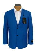 Men blue blazer