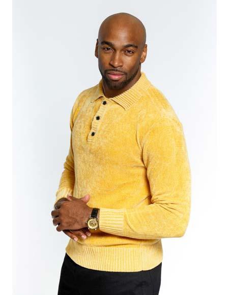 long sleeve button sweater