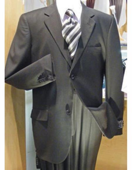 Mens Suits Clearance Sale Charcoal Gray Wool 