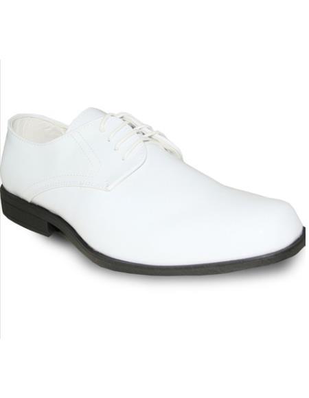 Men Dress Shoe Formal Tuxedo for Prom & Wedding Shoe White P