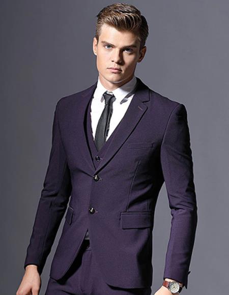 purple suit