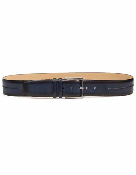 AO10952 By Mezlan Belt In Medium Blue