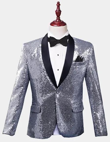 sequin tuxedo