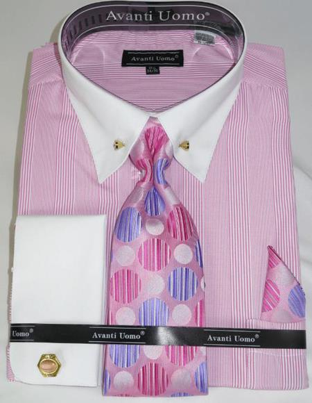 mens dress shirt rose