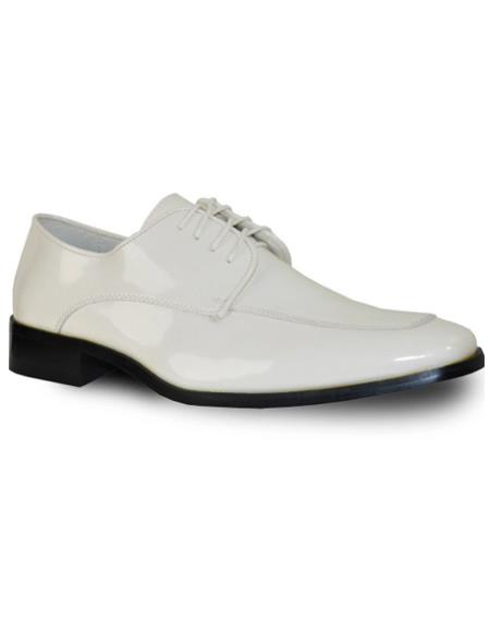 Mens Ivory Vangelo Tuxedo Shoes