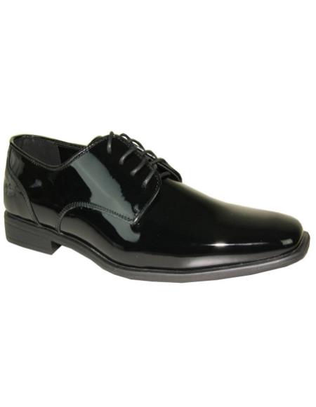 Mens Black Vangelo Tuxedo Shoes