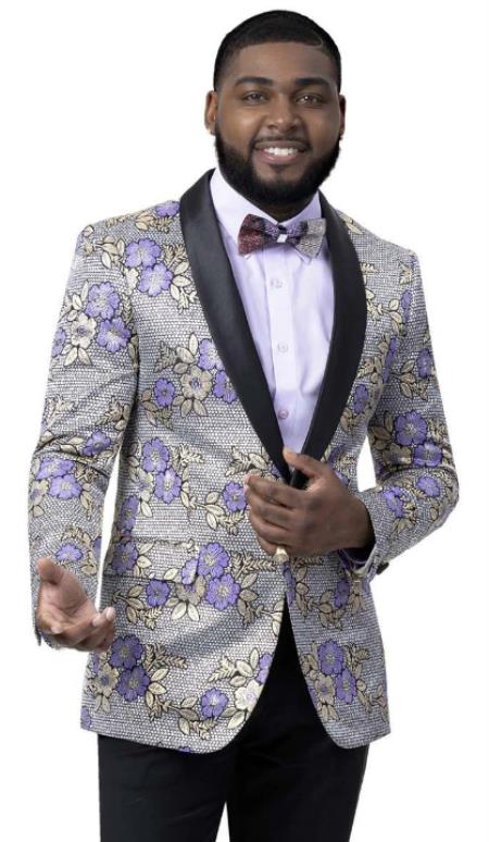 Lavender Tuxedo - Lavender Mens Blazer