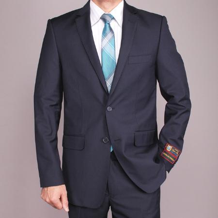 Tight Fit Suits - Navy Blue Prom Suit