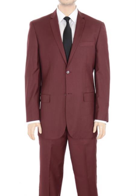 Boys Burgundy Suit - Burgundy Toddler Suit