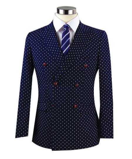 Mens Polka Dot Blazers