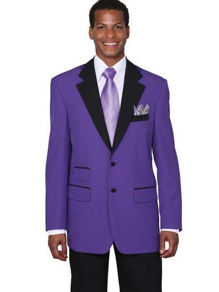 7  Mens Purple Tuxedo With Pants and Bowtie Package