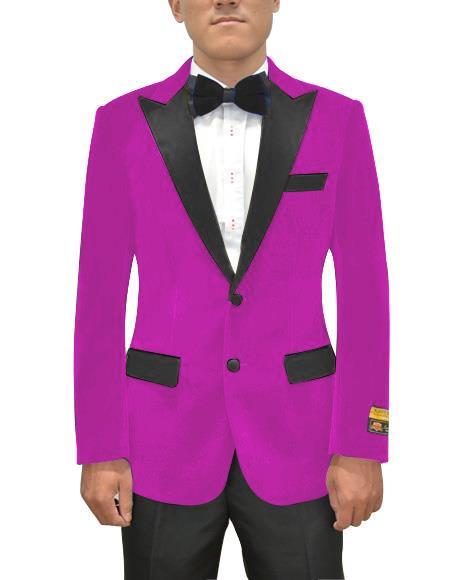 9  Mens Purple Tuxedo With Pants and Bowtie Package