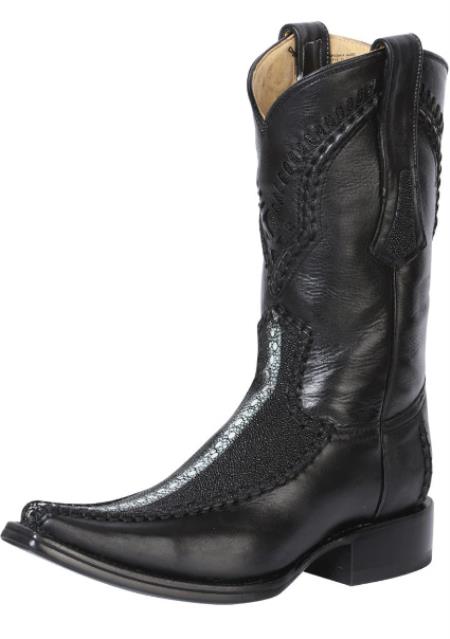 Botas De Mantarraya - Negro