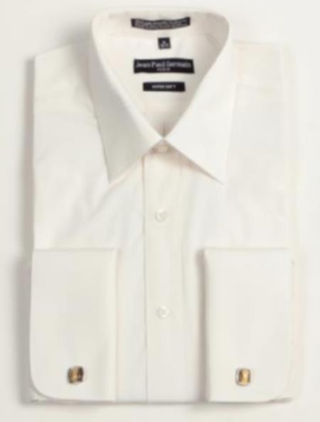 20 Inch Neck Dress Shirts in Bone