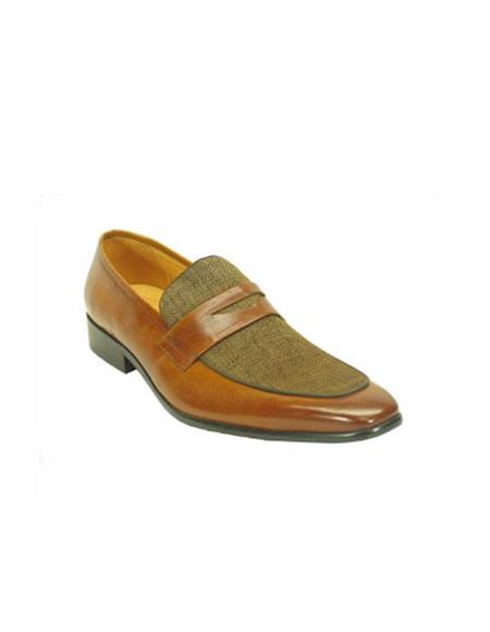 Mens Light Brown Mens Dress Shoes 7983