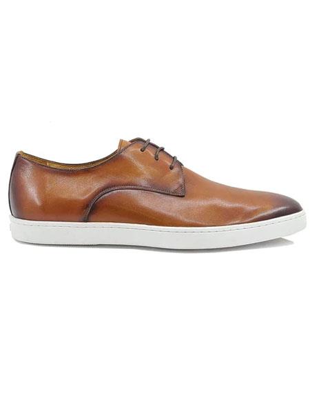 Beautiful Derby Sneaker - Cognac