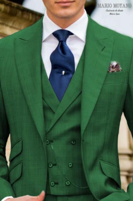 Mens Suits Hunter Green