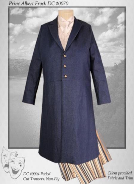 Prince Albert Coat Blue