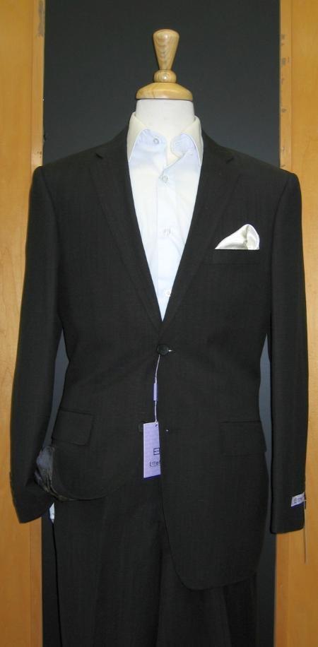 Mens Lightweight Suit - Summer Dress Suits Black