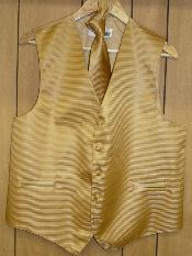  gold Dress Tuxedo Wedding Vest &