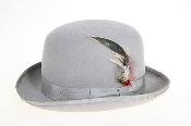   Wool Fabric Felt Fedora Grey