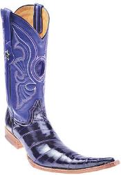 purple cowboy boots western classic for men