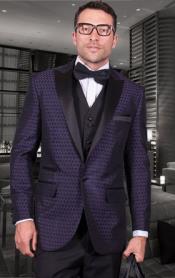  Button Style peak lapel