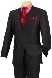   Tuxedo Liquid Jet Black red