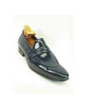   Carrucci Mens Patent Leather Slip