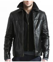   Modern James Dean Slim-Fit Zip-Front