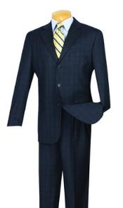   Tweed Pattern Suit Pleated Slacks