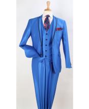   mens Royal Blue Suit For