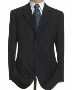 Cheap Jet Black Suits For Men Formal Wear Jacket Blazer
