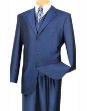   mens Teal Suit 2 Buttons