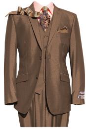   Mens 2 Button Brown 3