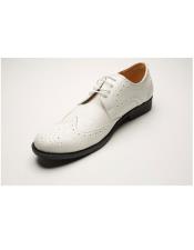   Mens Two Toned Wing Tip