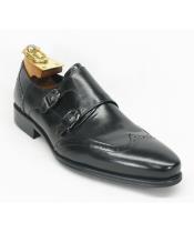   Mens Fashionable Carrucci Wingtoe Black