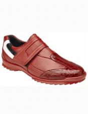  mens Red Slip On Shoe