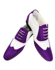  mens Dark Purple Leather Two Toned